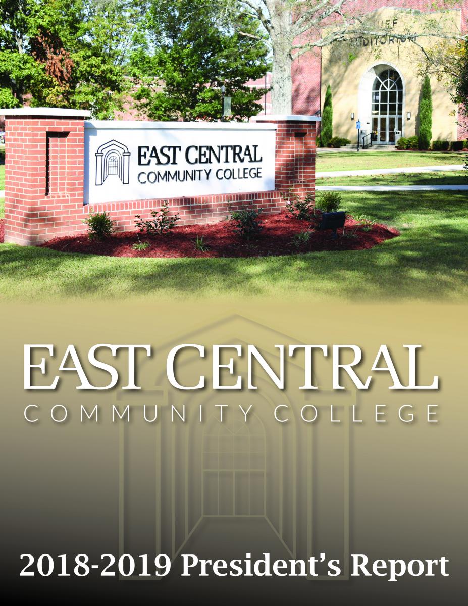 east central community college president report