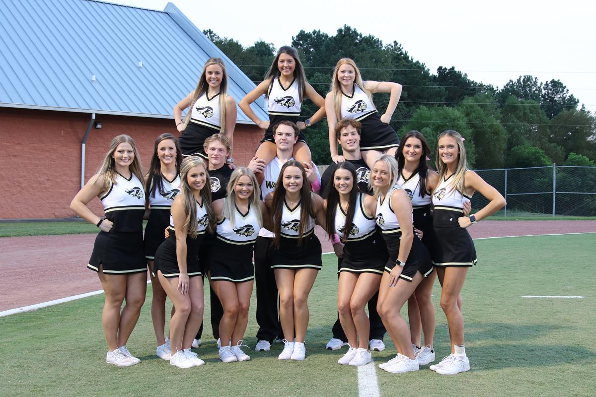Cheerleading East Central Community College. 