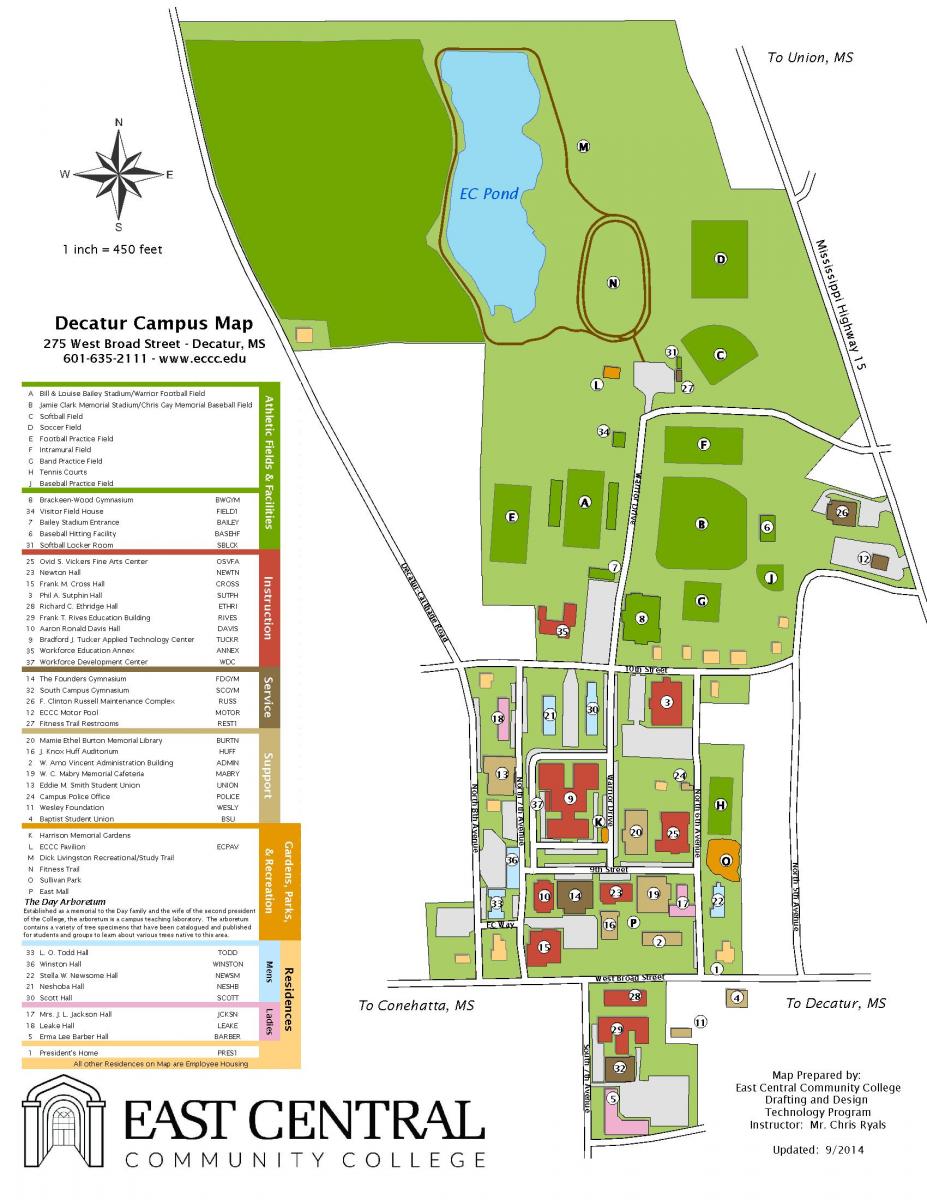 Plano East Campus Map