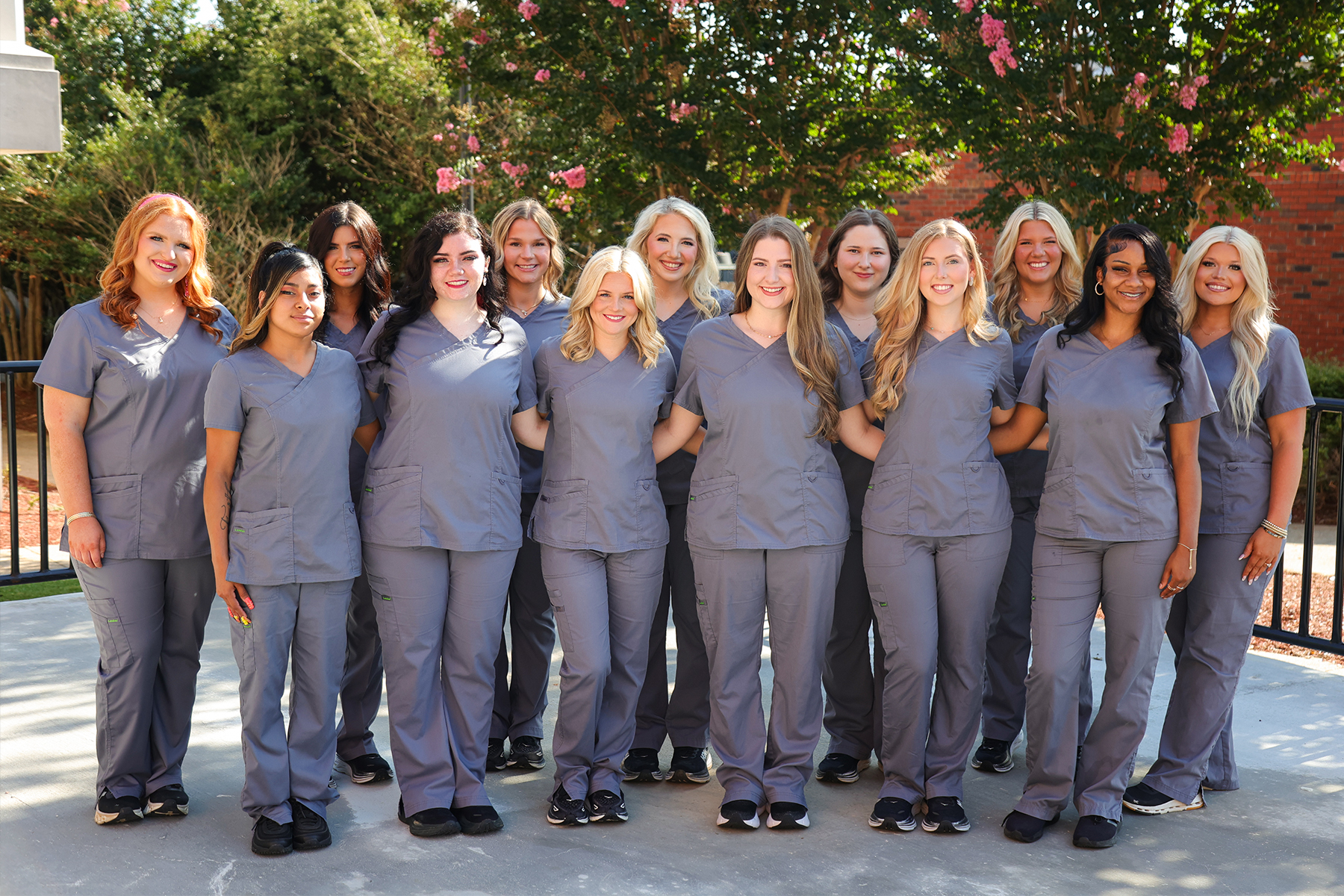 group photo of cosmetology