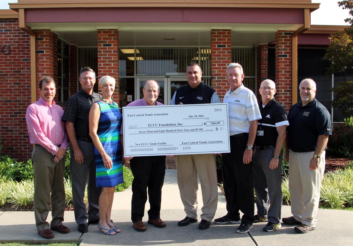 ECTA Donates to new ECCC Tennis Complex