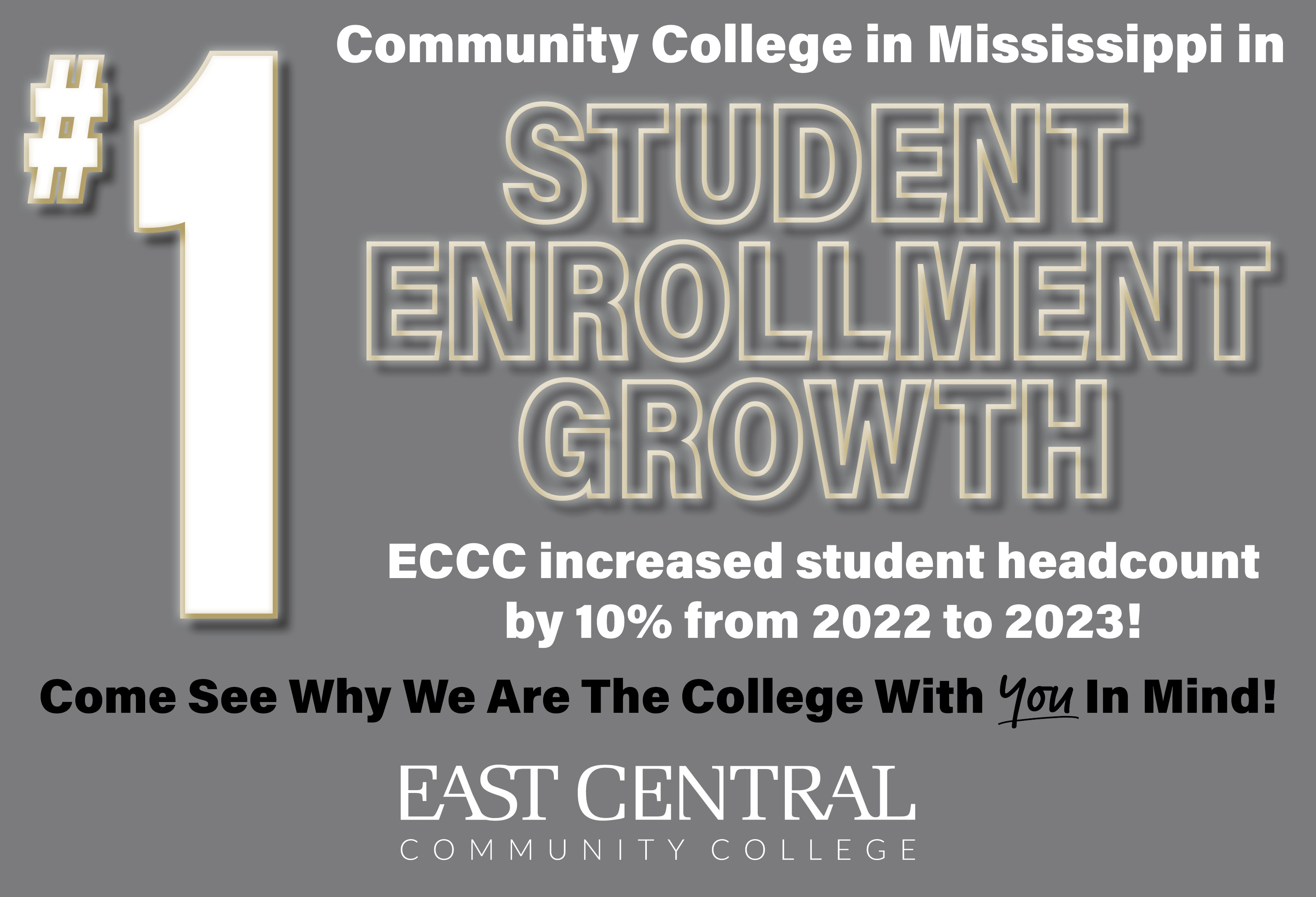 East Central Leads Mississippi in Headcount Growth East Central