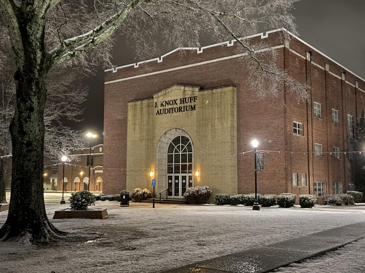 east central community college huff auditorium