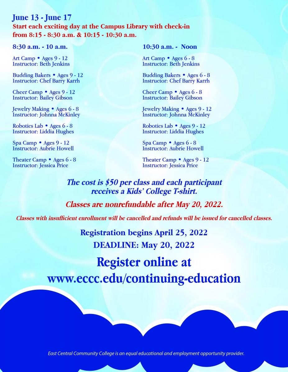Continuing Education East Central Community College