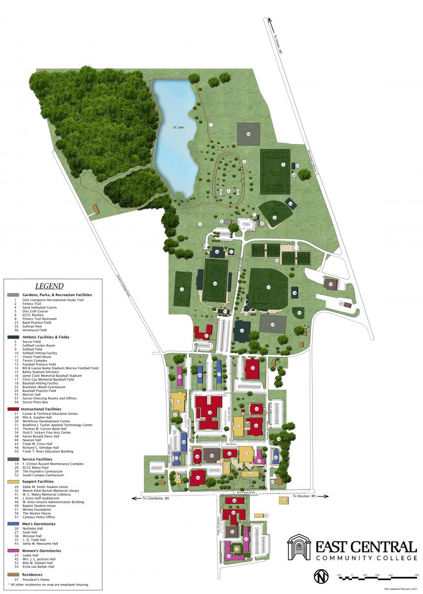 eccc campus map